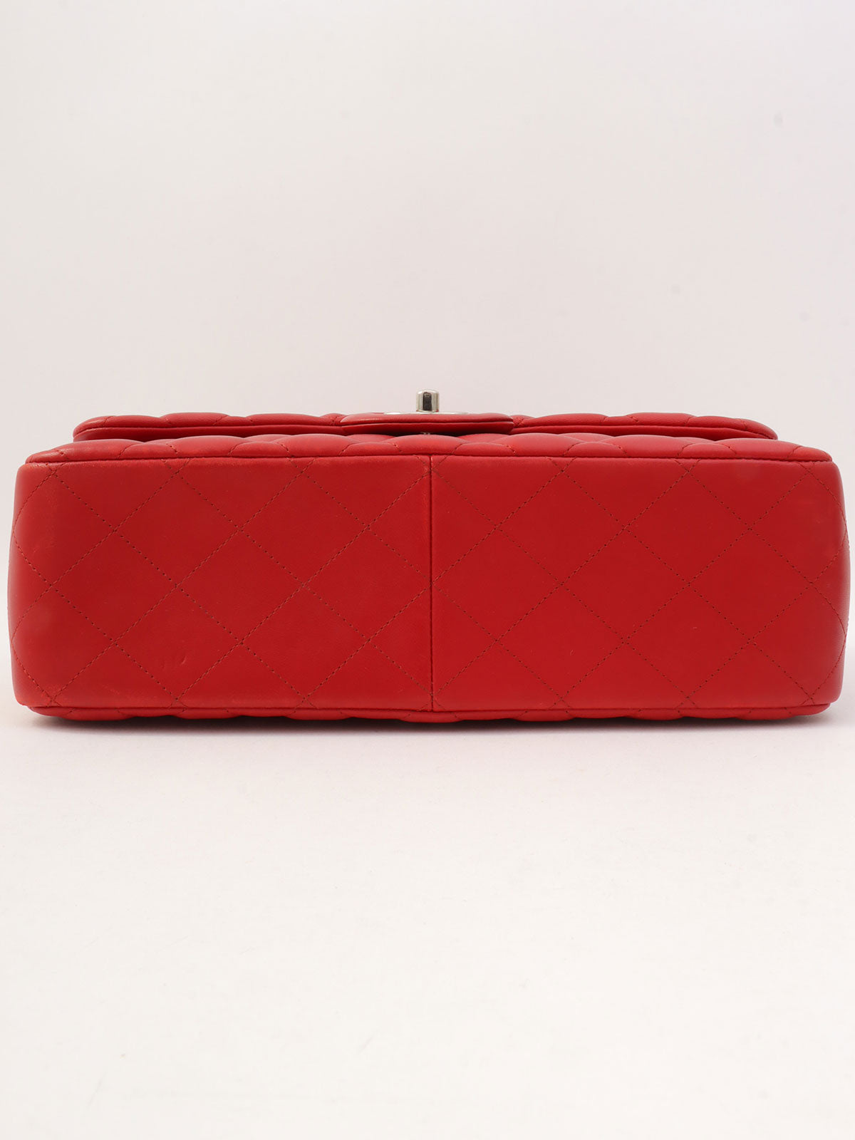 CC Turn-lock Chain Bag, Red, circa 2013