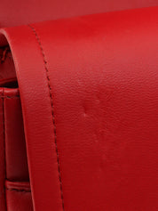 CC Turn-lock Chain Bag, Red, circa 2013
