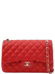 CC Turn-lock Chain Bag, Red, circa 2013