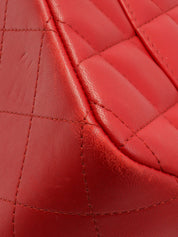 CC Turn-lock Chain Bag, Red, circa 2013