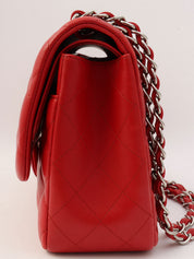 CC Turn-lock Chain Bag, Red, circa 2013