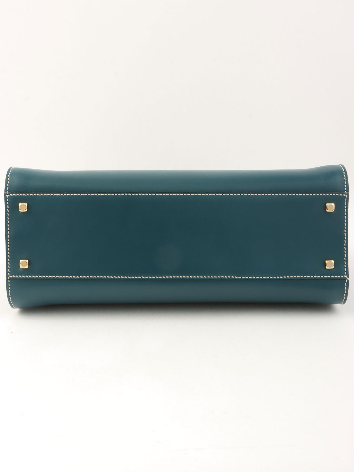 Double Gancini Plate 2-Way Bag, Green