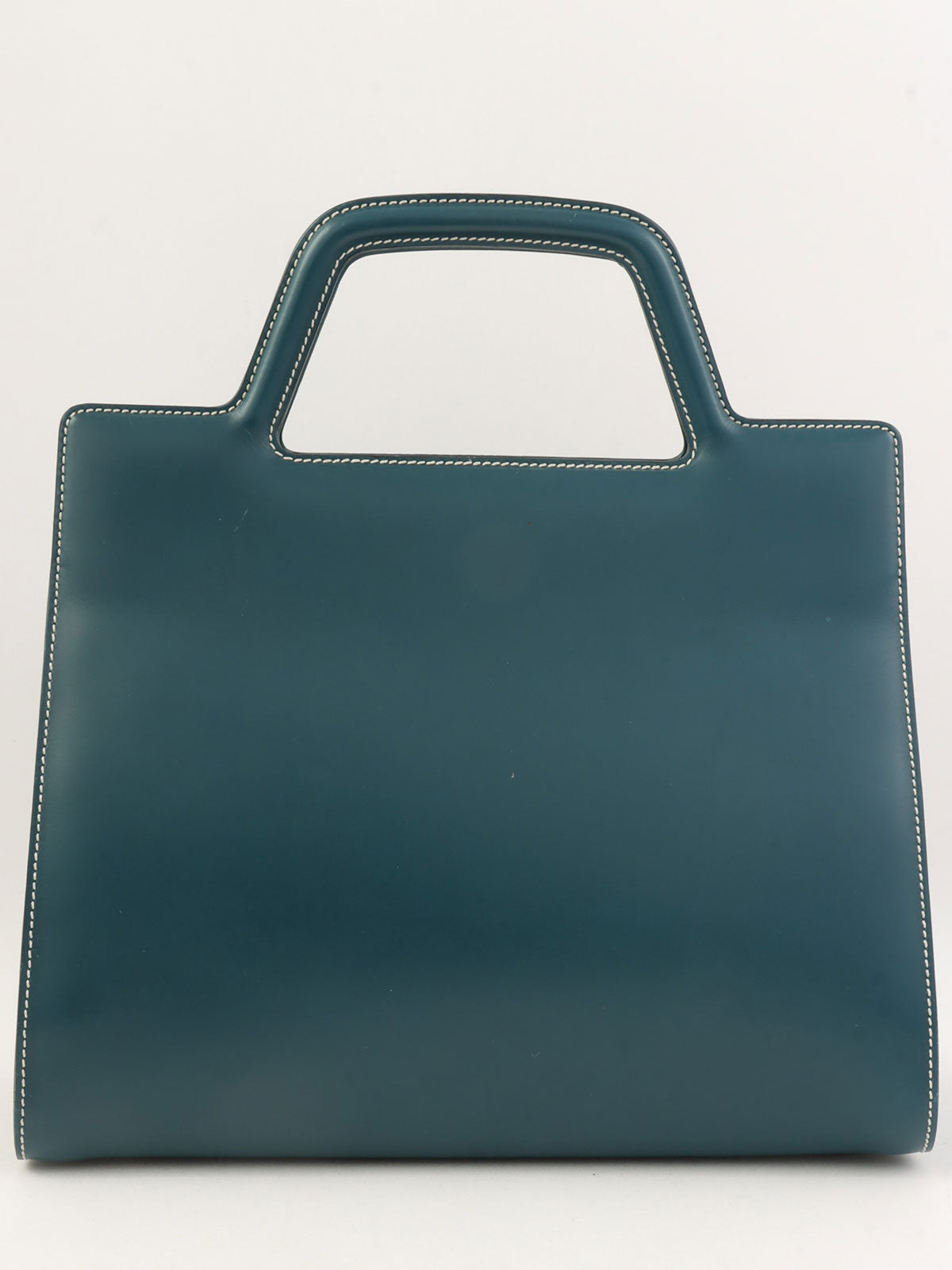 Double Gancini Plate 2-Way Bag, Green