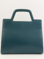 Double Gancini Plate 2-Way Bag, Green