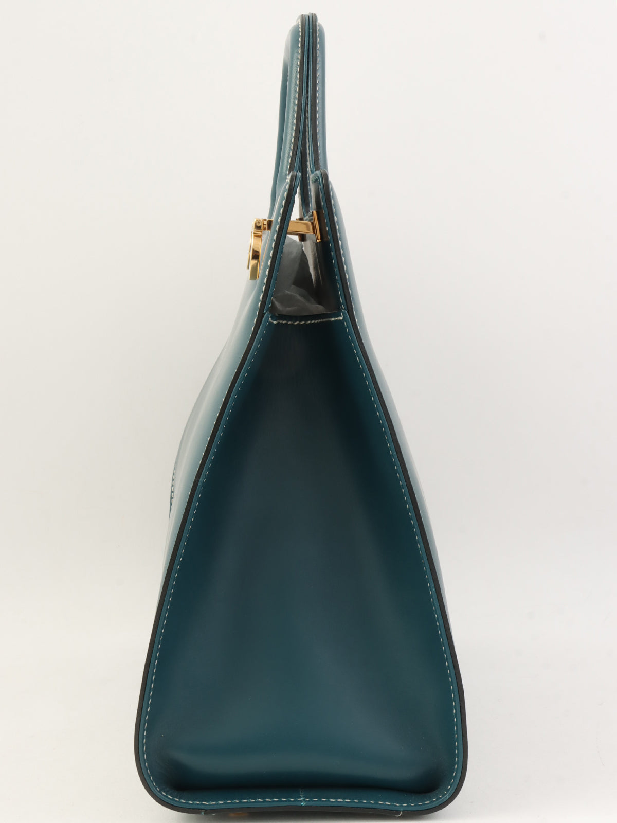 Double Gancini Plate 2-Way Bag, Green