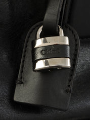 ロゴエンボス2wayバッグ ブラック