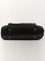 ロゴエンボス2wayバッグ ブラック