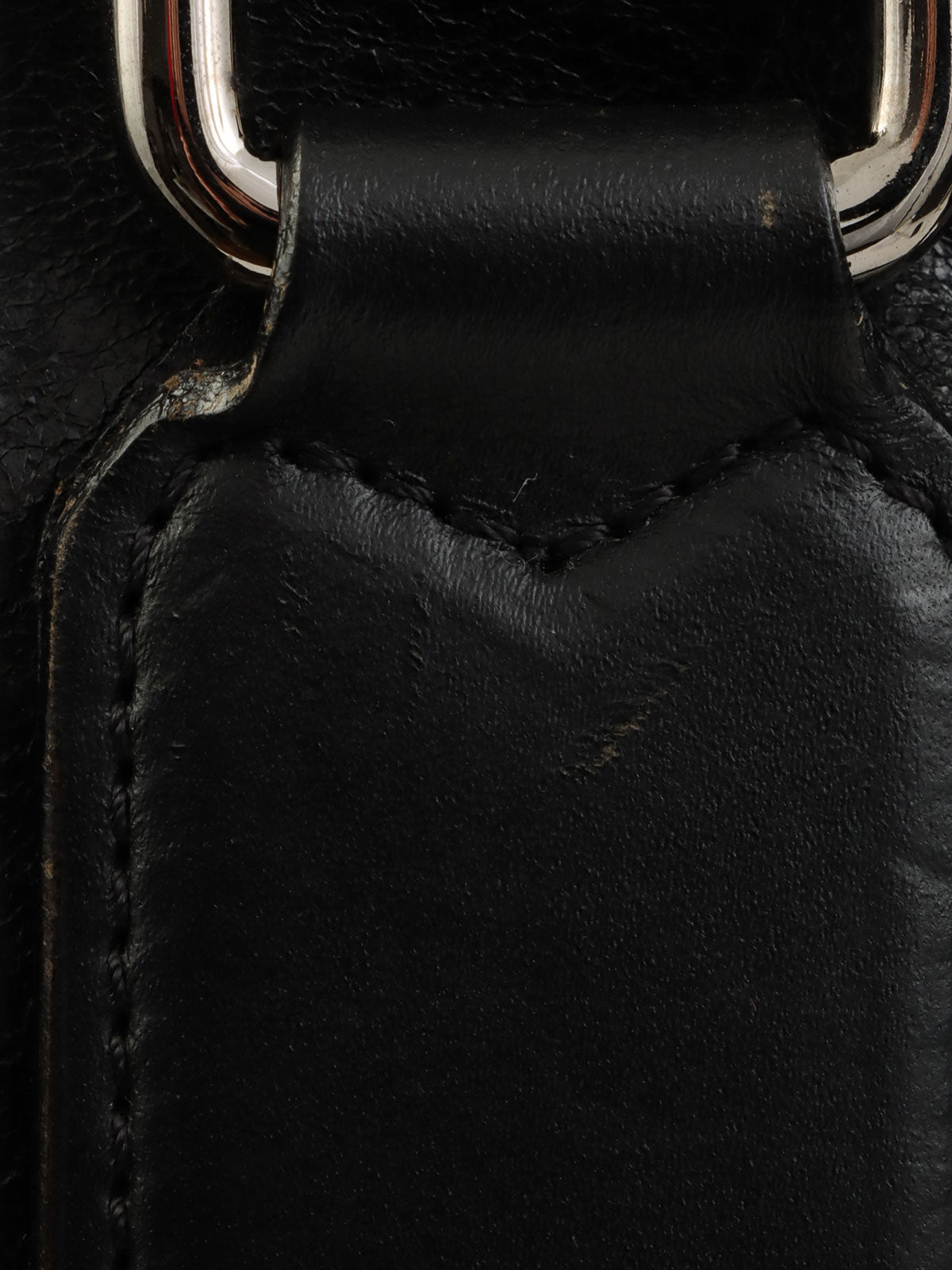 ロゴエンボス2wayバッグ ブラック