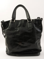 ロゴエンボス2wayバッグ ブラック