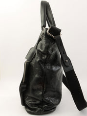 ロゴエンボス2wayバッグ ブラック