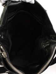 ロゴエンボス2wayバッグ ブラック