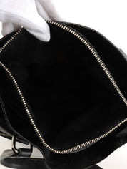 ロゴエンボス2wayバッグ ブラック