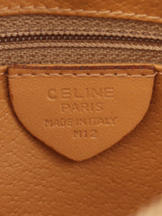 マカダムパターンロゴプレートショルダーバッグ ベージュ