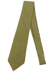 デザインパターンネクタイ イエロー