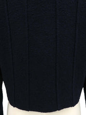 1993年製 ウールCCマークボタンショートジャケット ネイビー