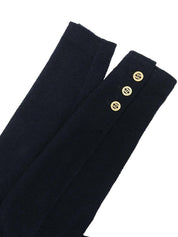 1993年製 ウールCCマークボタンショートジャケット ネイビー