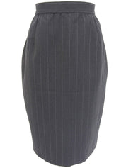 ストライプロゴボタンセットアップ グレー