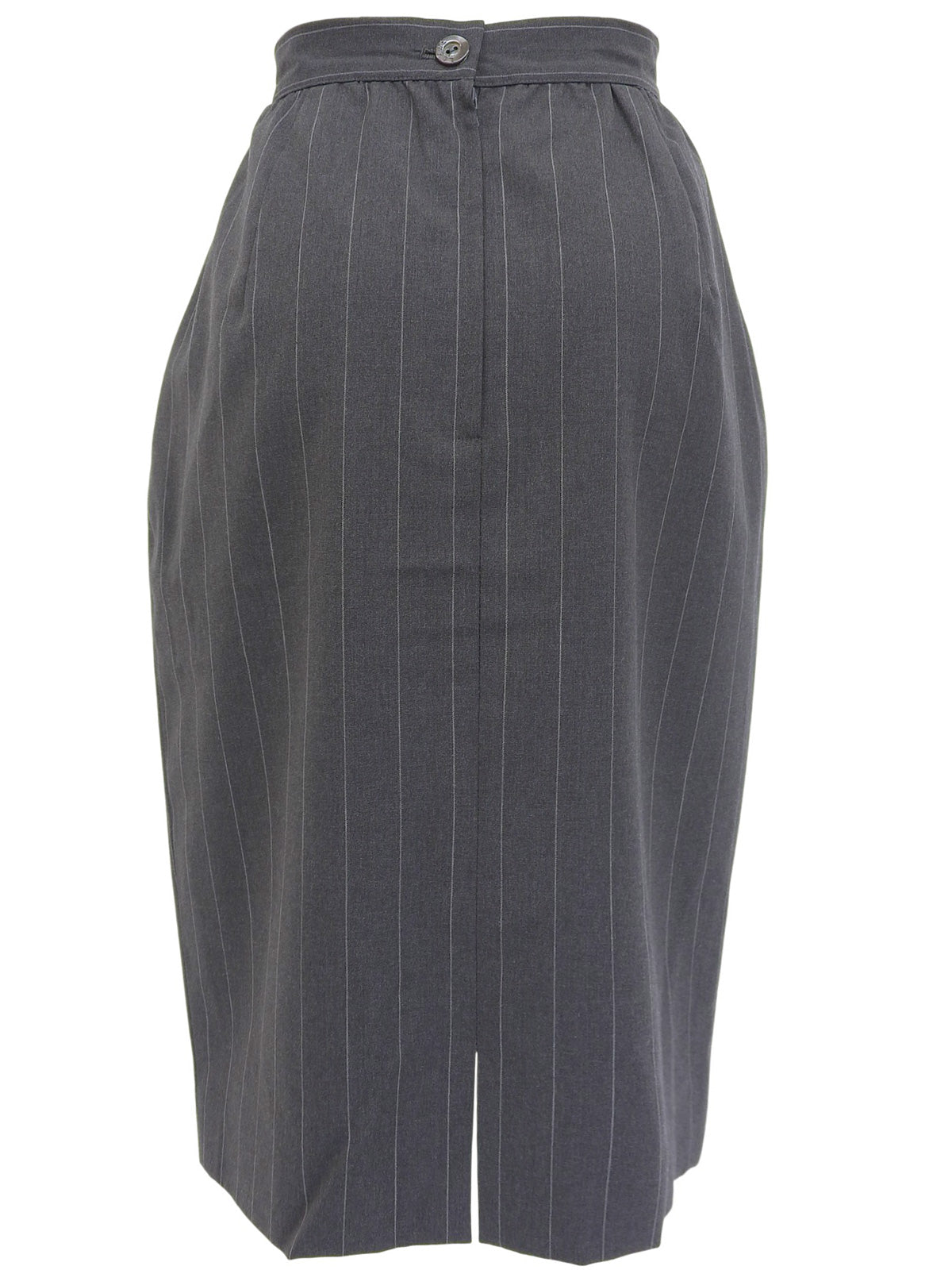 ストライプロゴボタンセットアップ グレー