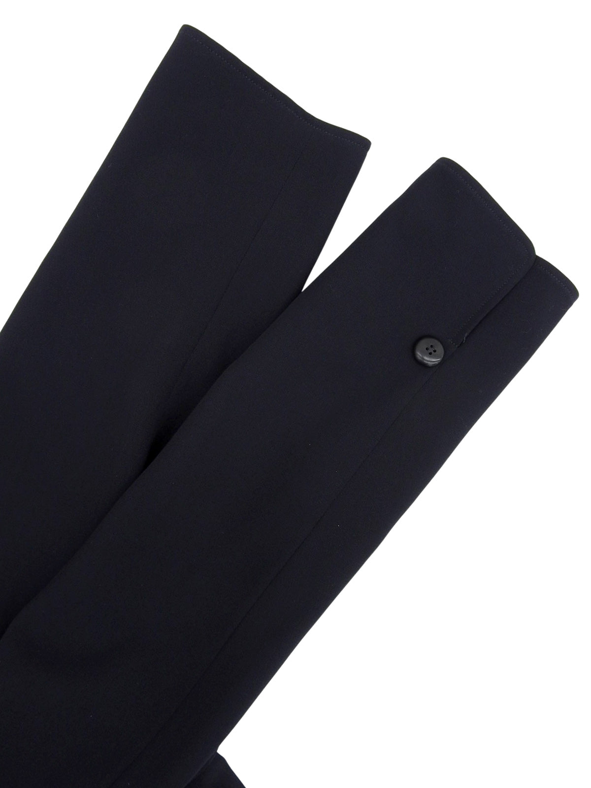 ウールノーカラージャケット ネイビー