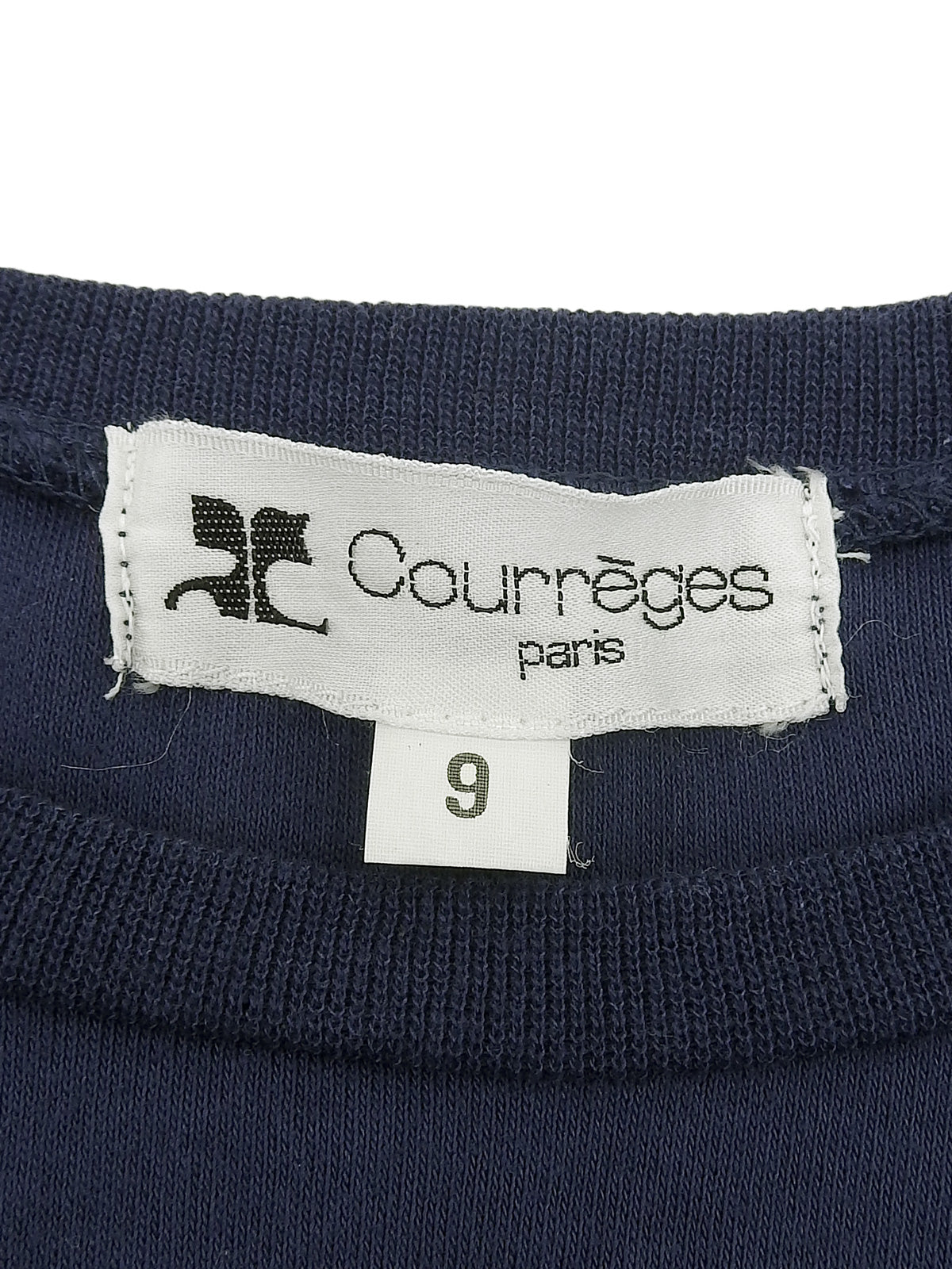 ハートパターンロゴロングスリーブスウェット ネイビー