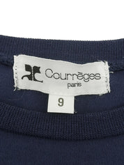 ハートパターンロゴロングスリーブスウェット ネイビー