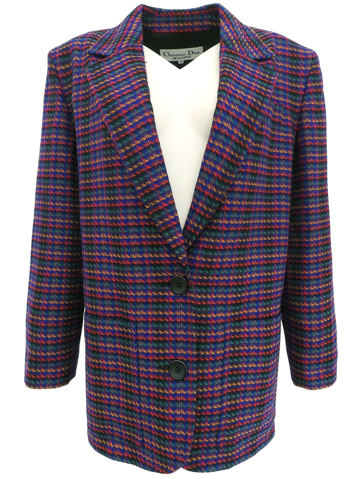 ウールデザインパターンジャケット マルチ