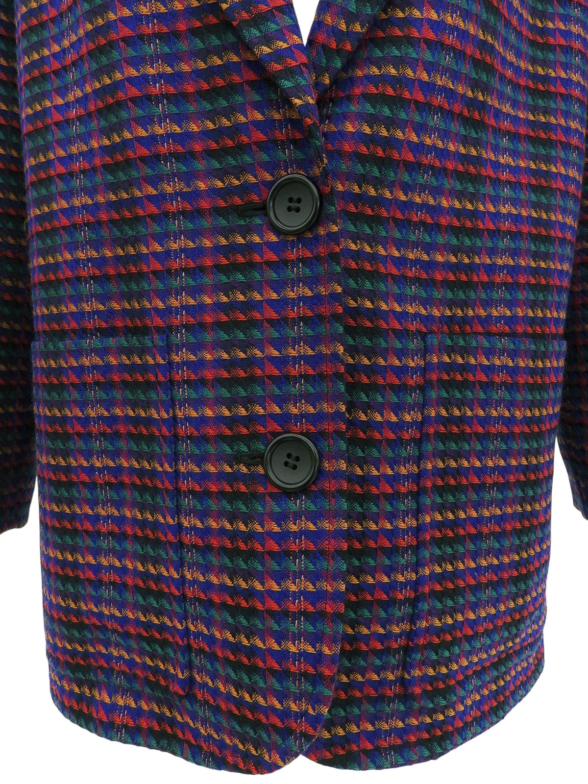 ウールデザインパターンジャケット マルチ