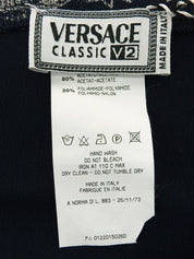 メデューサパターン半袖トップス ネイビー