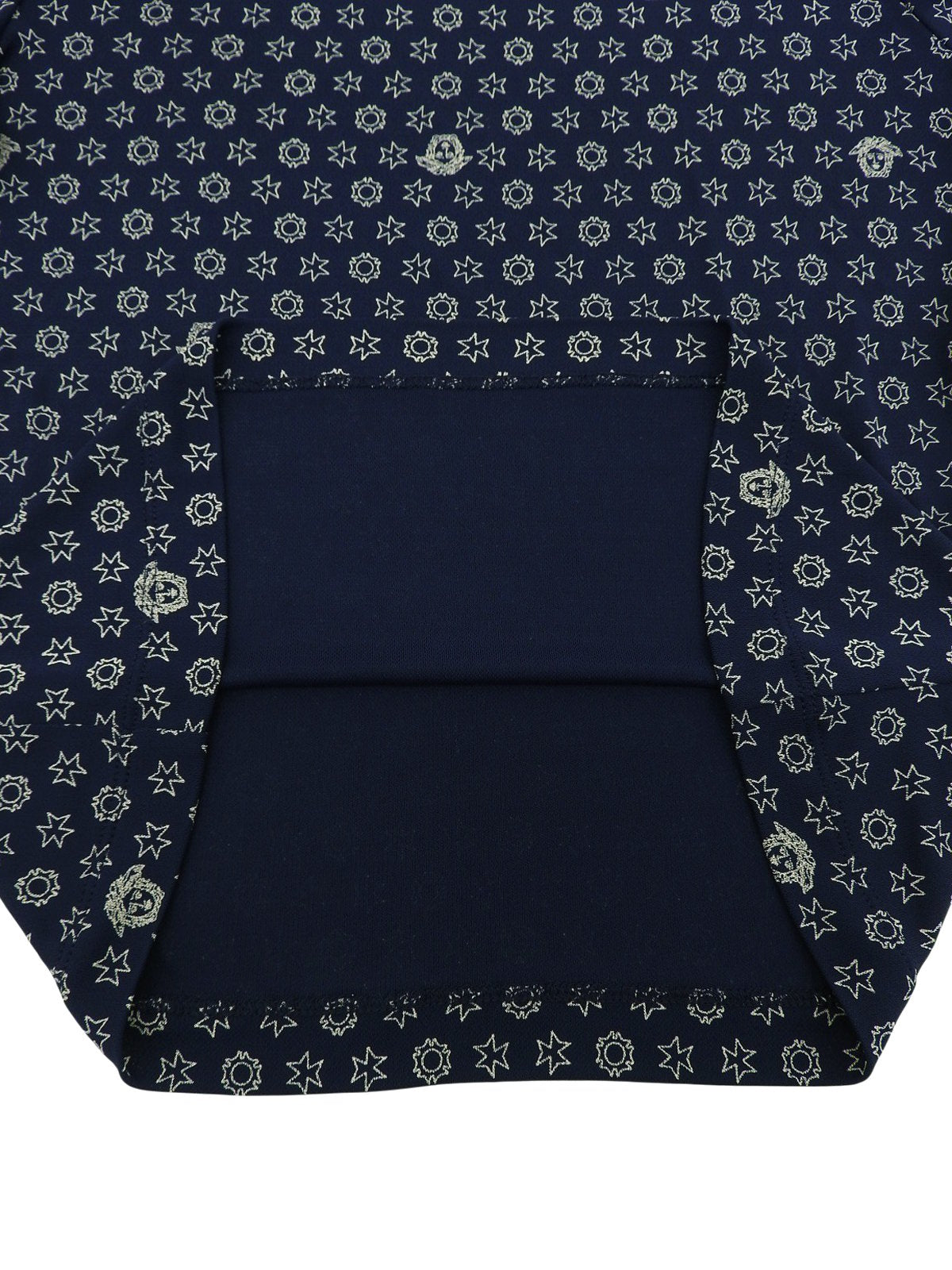 メデューサパターン半袖トップス ネイビー