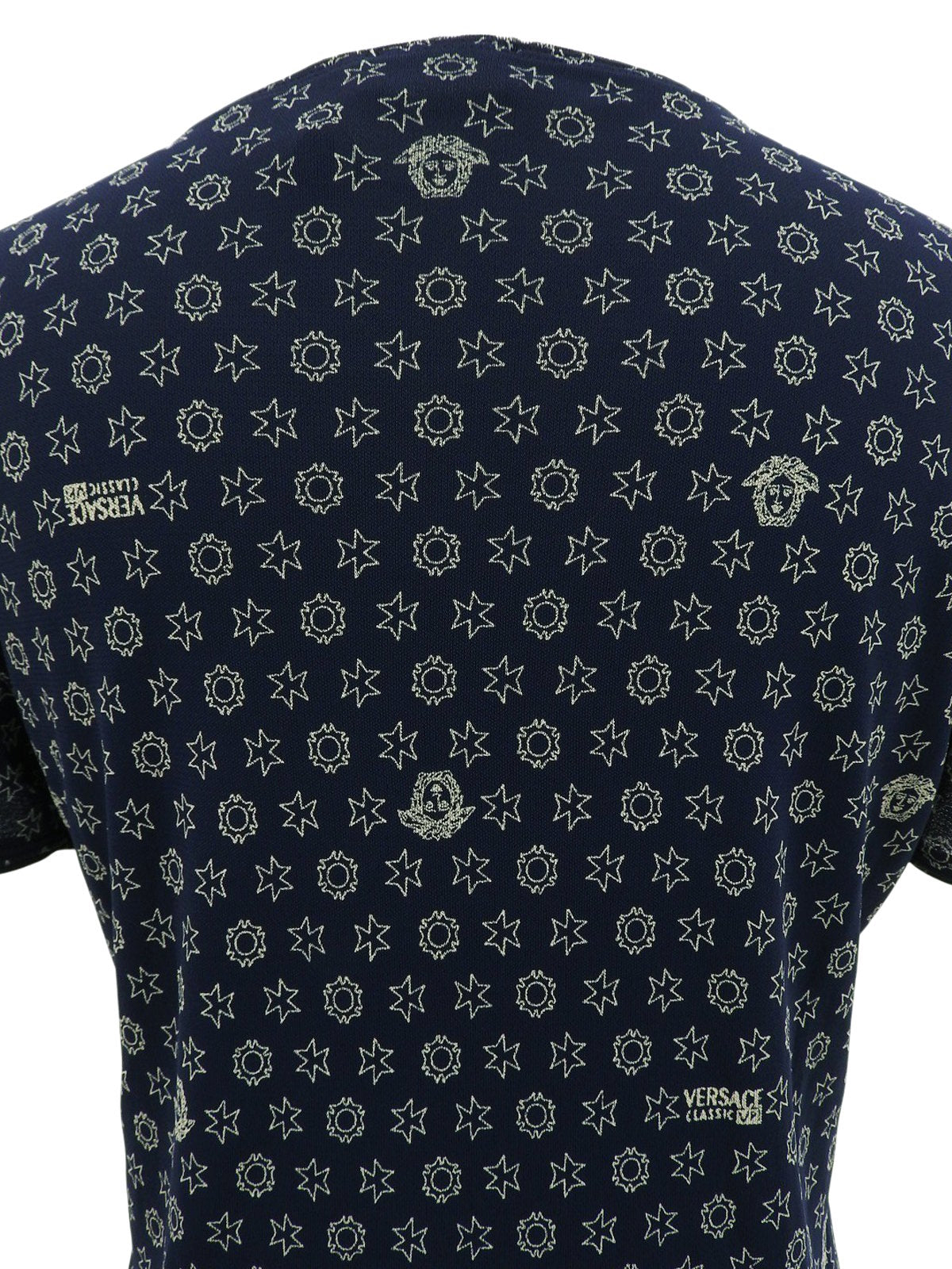 メデューサパターン半袖トップス ネイビー