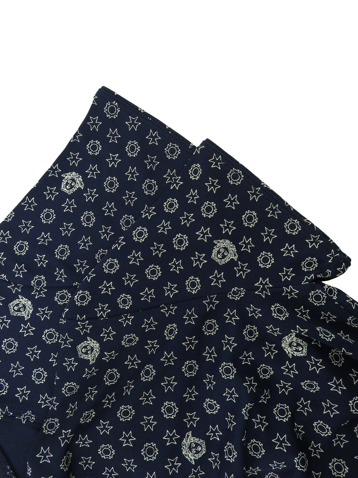 メデューサパターン半袖トップス ネイビー