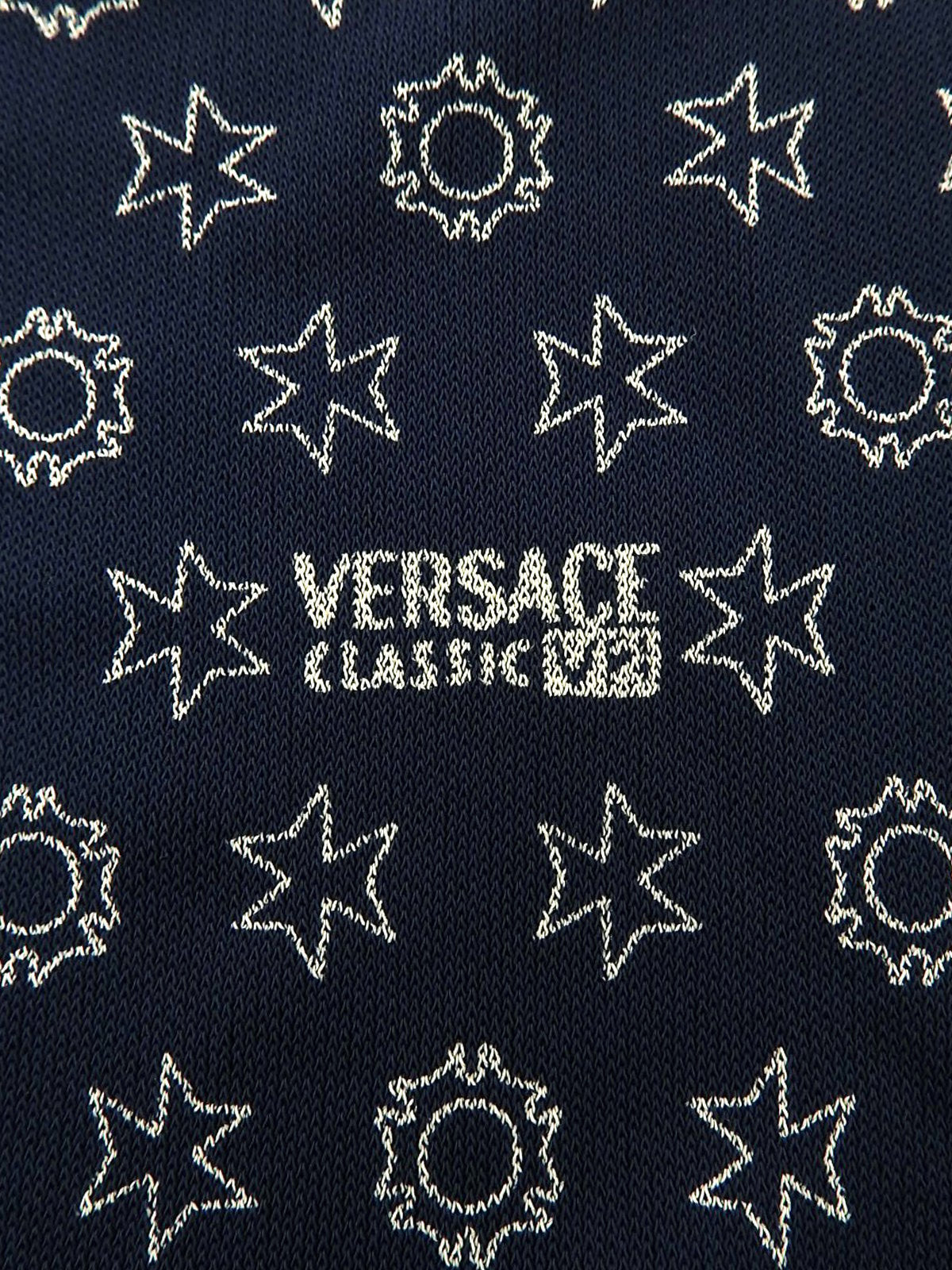 メデューサパターン半袖トップス ネイビー