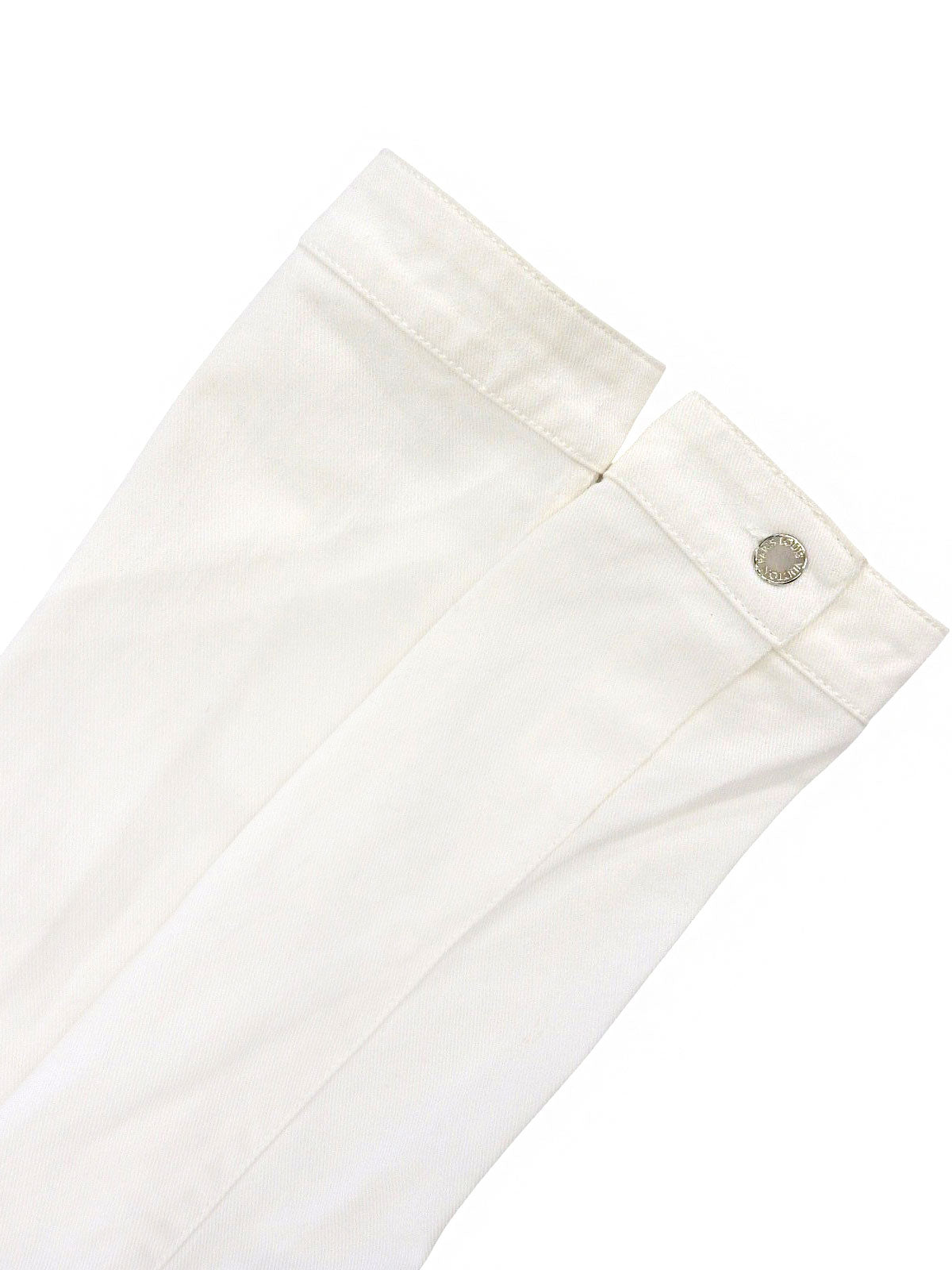 デニムロゴボタンジャケット ホワイト