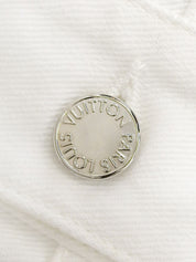 デニムロゴボタンジャケット ホワイト