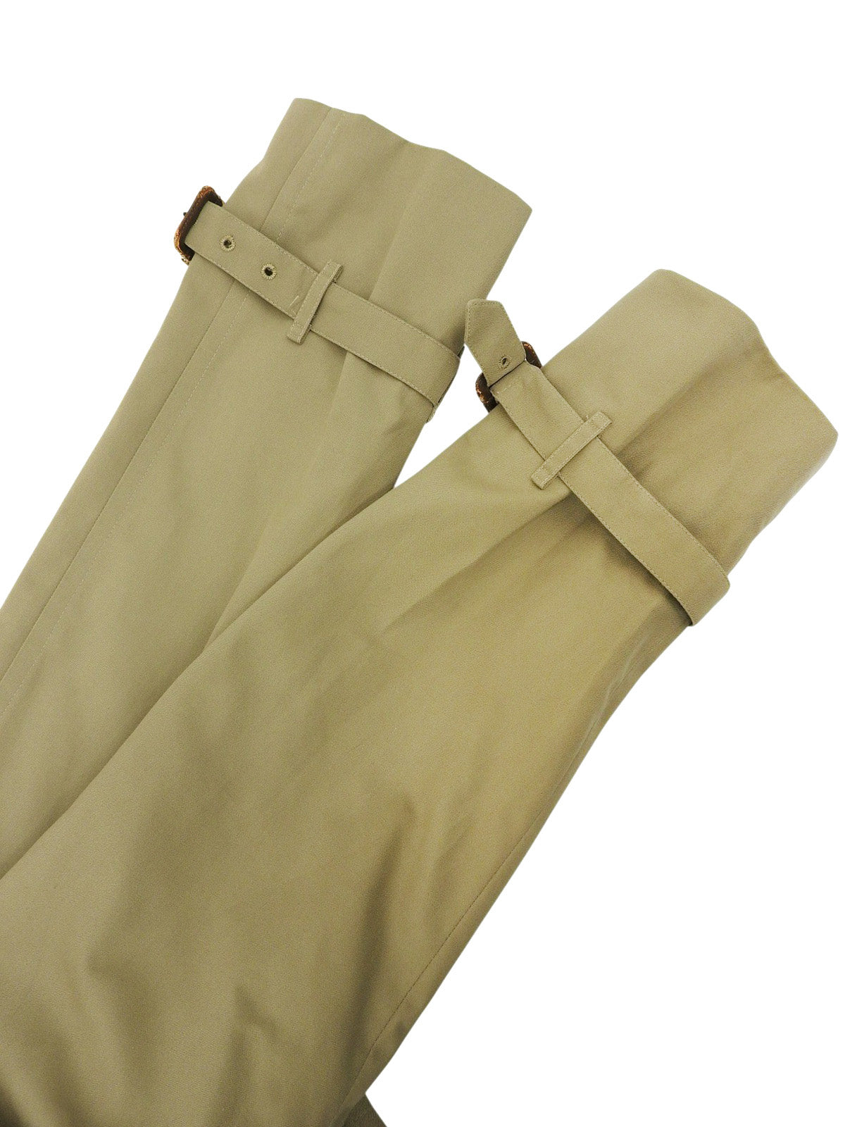 ノバチェックライニングトレンチコート カーキ