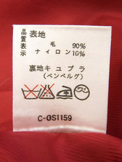 ウールチェックパターンジャケット レッド/イエロー/グリーン