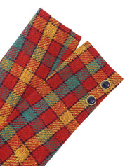 ウールチェックパターンジャケット レッド/イエロー/グリーン