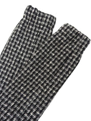 2004年製 ツイードラインストーンCCマークジャケット ブラック/ホワイト