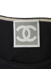 2008年製 スポーツラインCCマークハーフスリーブニット ブラック