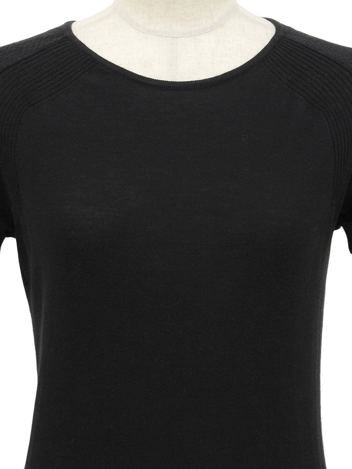 2008年製 スポーツラインCCマークハーフスリーブニット ブラック