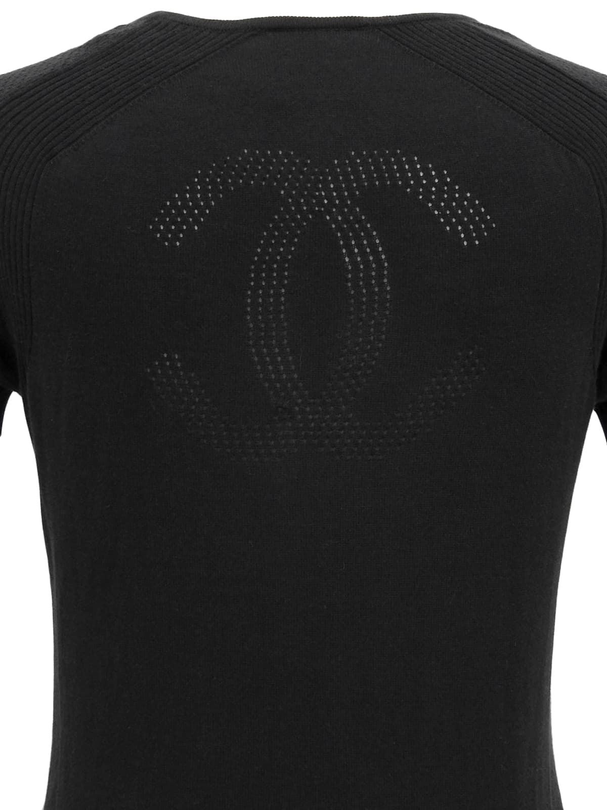 2008年製 スポーツラインCCマークハーフスリーブニット ブラック