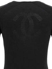 2008年製 スポーツラインCCマークハーフスリーブニット ブラック