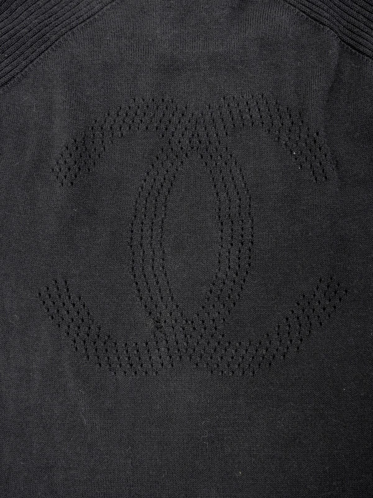 2008年製 スポーツラインCCマークハーフスリーブニット ブラック