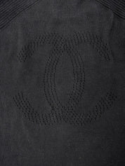 2008年製 スポーツラインCCマーク半袖ニット ブラック