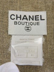 1998年製 リネンノースリーブワンピース ベージュ