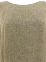 1998年製 リネンノースリーブワンピース ベージュ