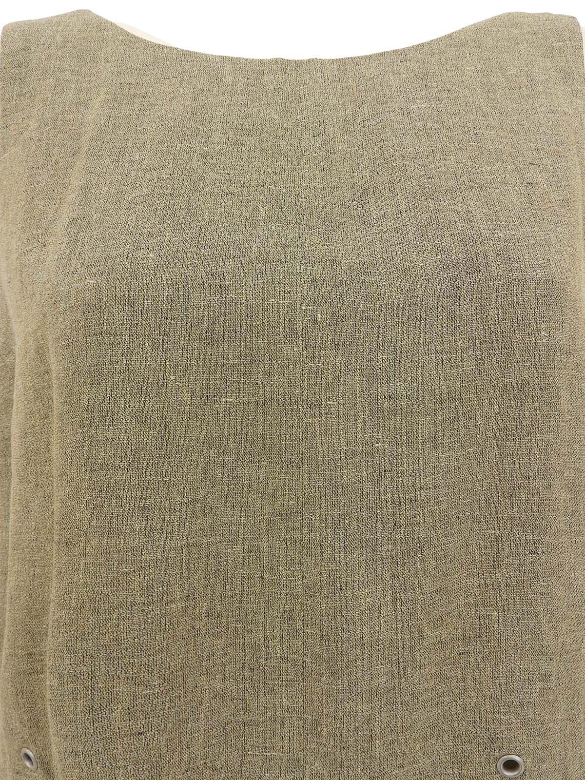 1998年製 リネンノースリーブワンピース ベージュ