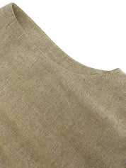 1998年製 リネンノースリーブワンピース ベージュ