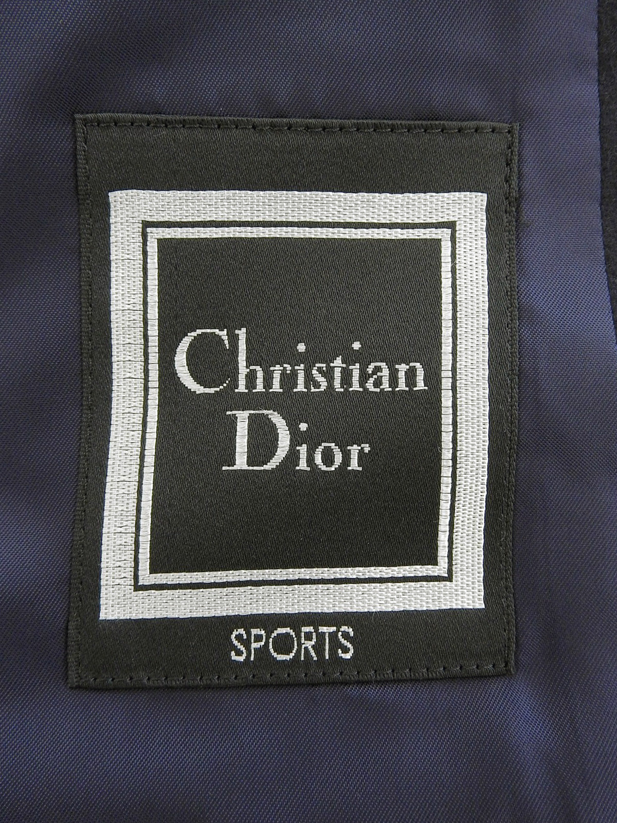 ロゴエンブレムワッペンジャケット ネイビー