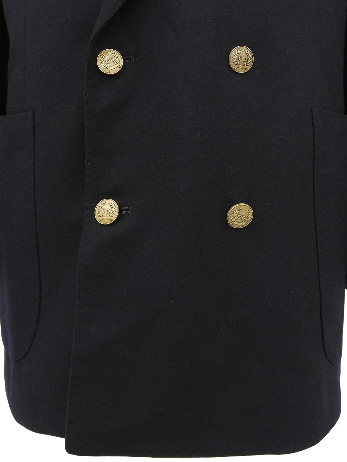 Logo Emblem Patch Jacket Navy